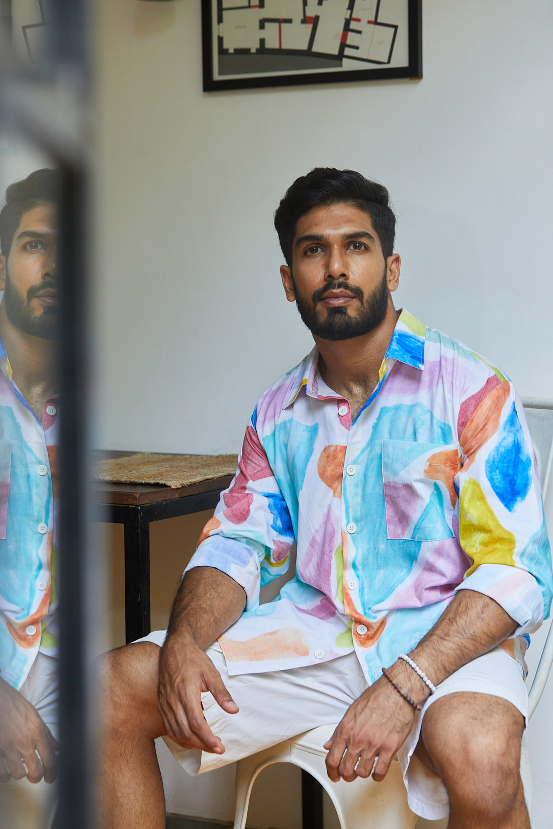 Burano unisex shirt in Multi Camo